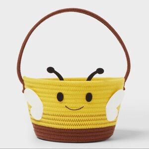 New! Target Spritz Bumble Bee Rope Easter Basket Yellow and Brown, Spring 2026